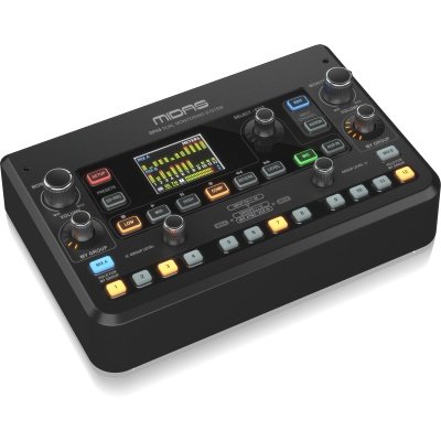 Midas DP48 Dual 48 Channel Personal Monitor Mixer with SD Card Recorder, Stereo Ambience Microphone and Remote Powering