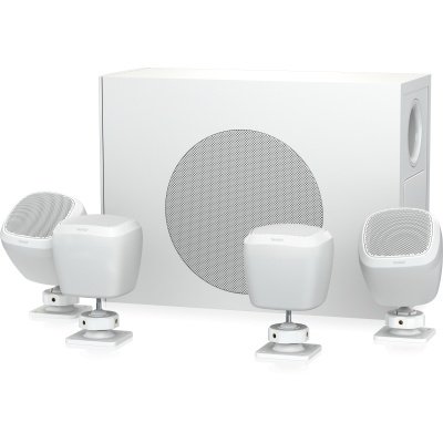 Tannoy SAT SUB 4PACK-WH Packaged Satellite-Subwoofer Loudspeaker System for Commercial Applications (White)