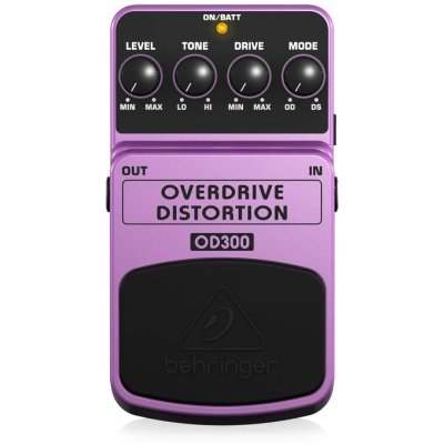 Behringer OD300 Guitar Effects Pedal 2-Mode Overdrive/Distortion