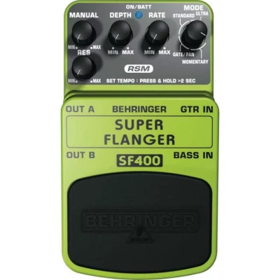 Behringer SF400 Guitar Effects Pedal Super Flanger
