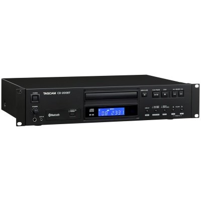 Tascam CD-200BT Rackmount CD Player With Bluetooth Receiver