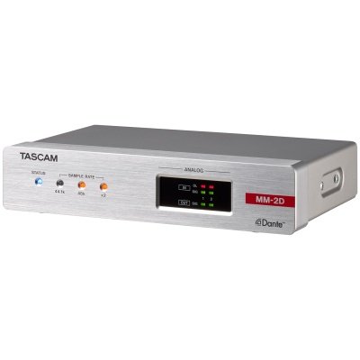 Tascam MM-2D-E 2-Channel Mic/Line Input/Output Dante Converter with built-in DSP Mixer