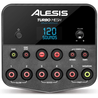 Alesis TURBOMESHKIT 7-piece Electronic Drum Kit with Mesh Heads