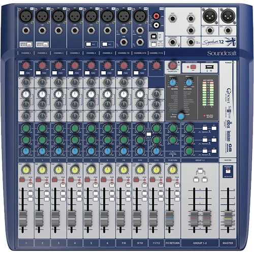 Soundcraft Signature 12 12-Input Mixer with Effects Soundcraft Signature 12 12-Input Mixer with Effects
