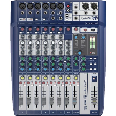 Soundcraft Signature 10 10-Input Mixer with Effects Soundcraft Signature 10 10-Input Mixer with Effects