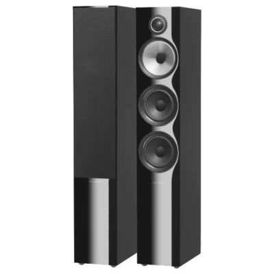 Bowers & Wilkins 704 S2 Premium HiFi Floorstanding Loudspeaker, Gloss Black - Pair