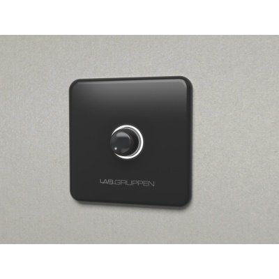 Lab Gruppen CRC-VEU-BK Wall-Mount Volume Control in EU Enclosure Format for CA, CM, CMA and CPA Series