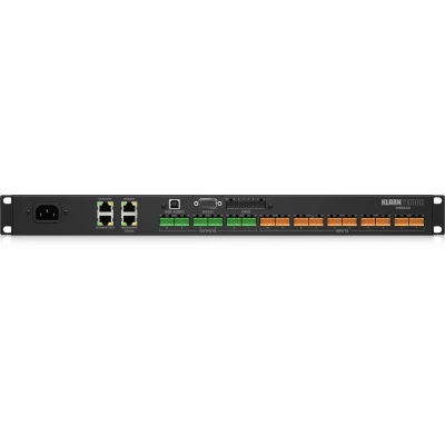 Klark Teknik DM8500 Networked Digital Audio Processor for Installation Applications with Configurable DSP, Audio Networking and Acoustic Echo Cancellation