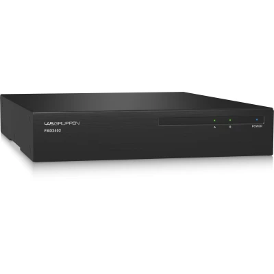 Lab Gruppen FAD2402 2 x 240W Commercial Amplifier with Direct Drive Technology, Dante Networking and Energy Star Certification