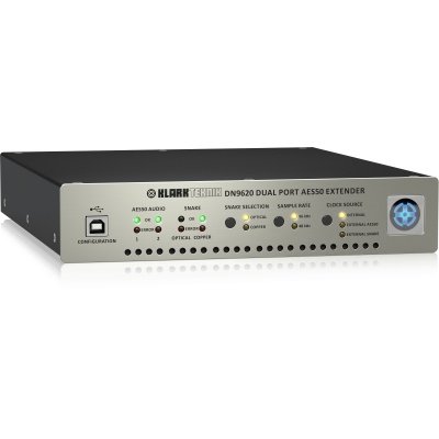 Klark Teknik DN9620 Dual Port AES50 Extender and Multiplexer with up to 500 Metre Range (Pair)