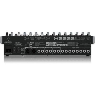 Behringer X2222USB Mixer Audio 16 CH (8 Mono & 4 Stereo)