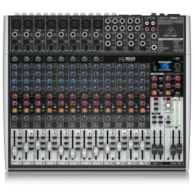 Behringer X2222USB Mixer Audio 16 CH (8 Mono & 4 Stereo)