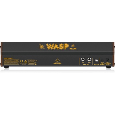 Behringer WASPDELUXE Analog Synthesizer with Dual OSCs, Multi-Mode VCF, 16-Voice Poly Chain and Eurorack Format