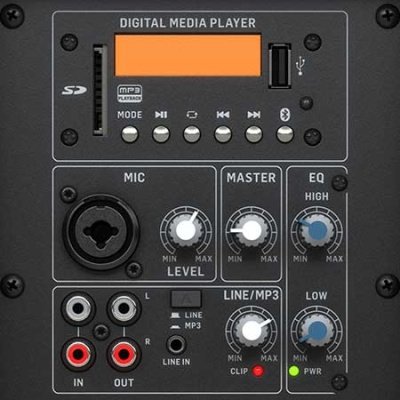 Behringer PK110A Speaker Powered, 350W, 10" w/ Built-in Media Player