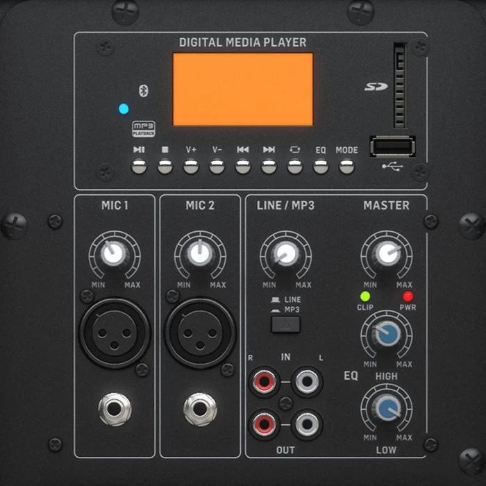 Behringer PK112A Speaker Powered, 600W, 12" w/ Built-in Media Player Behringer PK112A Speaker Powered, 600W, 12" w/ Built-in Media Player
