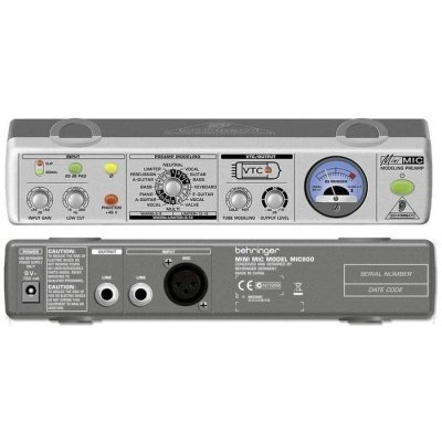 Behringer MIC800 Microphone Modeling Preamp 16Presets/LowCutFilter