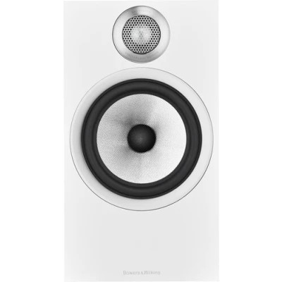 Bowers & Wilkins 606 S2 Anniversary Edition 2-Way Standmount Loudspeaker, White - Pair