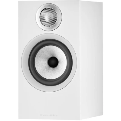 Bowers & Wilkins 607 S2 Anniversary Edition 2-Way Standmount Loudspeaker, White - Pair