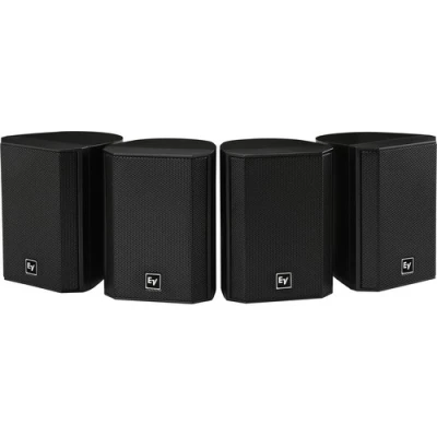 Electro-Voice EVID-2.1 Surface Mount Satellite Speaker (Black, Pair)