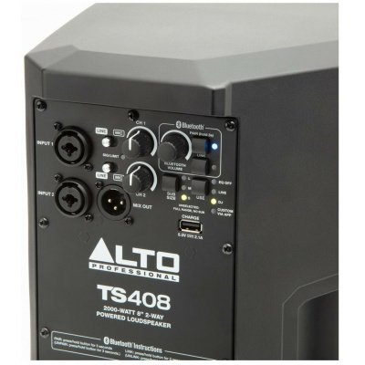 Alto Professional TS408 Active 8" PA Speaker 2000W Peak with DSP & Bluetooth