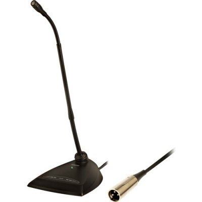 Shure MX412DC Desktop-Mounted 12" Cardioid Gooseneck Microphone