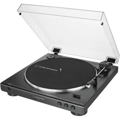 BlackAudio-Technica Consumer AT-LP60X Stereo Turntable (Black)