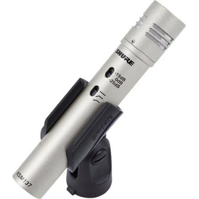Shure KSM137/SL Cardioid Microphone (Single Microphone)