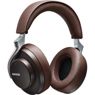 Shure SBH2350-BR-EFS AONIC 50 Wireless Noise-Canceling Headphones - Brown