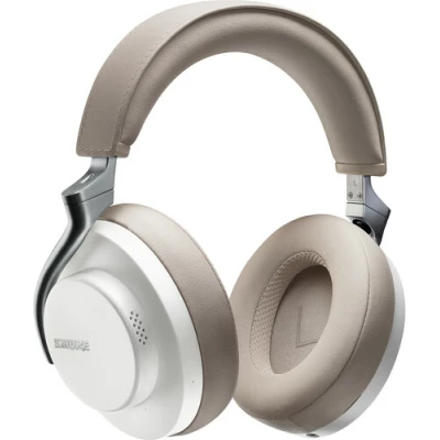 Shure SBH2350-WH-EFS AONIC 50 Wireless Noise-Canceling Headphones - White