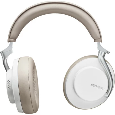 Shure SBH2350-WH-EFS AONIC 50 Wireless Noise-Canceling Headphones - White