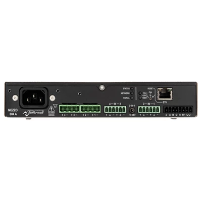Powersoft Mezzo 604 AD 600W/4-channel Compact Amplifier with DSP and Dante