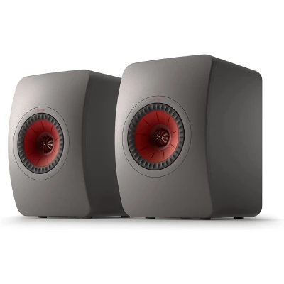 KEF LS50 Meta Highly Precise Hi-Fi Bookshelf Speakers Titanium - Pair