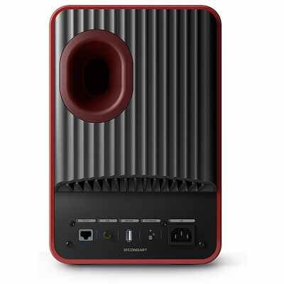 KEF LS50 Wireless II Active Bookshelf Speaker Red - Pair