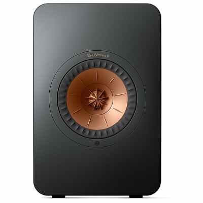 KEF LS50 Wireless II Active Bookshelf Speaker Black - Pair