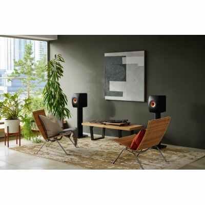 KEF LS50 Wireless II Active Bookshelf Speaker Black - Pair