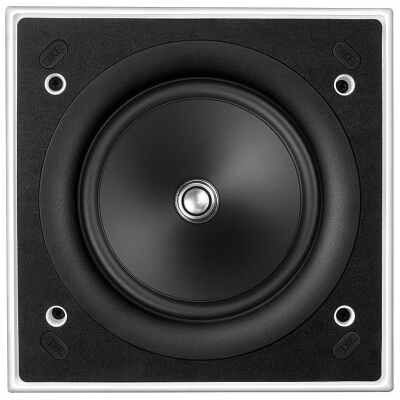 KEF CI160ES UNI-Q Square High-Performing Custom Install Speaker White - Single