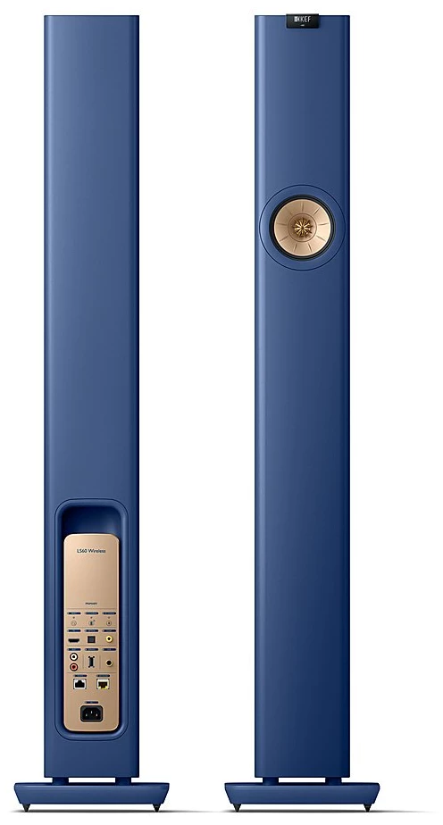 KEF LS60 All-In-One Hi-Fi Wireless Active Floor Standing Speaker Blue - Pair KEF LS60 All-In-One Hi-Fi Wireless Active Floor Standing Speaker Blue - Pair