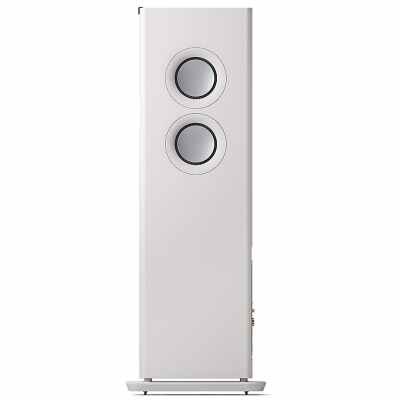 KEF LS60 All-In-One Hi-Fi Wireless Active Floor Standing Speaker White - Pair