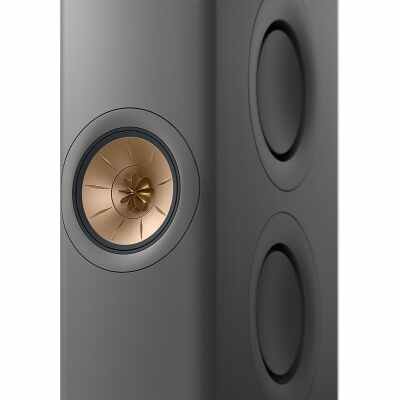 KEF LS60 All-In-One Hi-Fi Wireless Active Floor Standing Speaker Grey - Pair