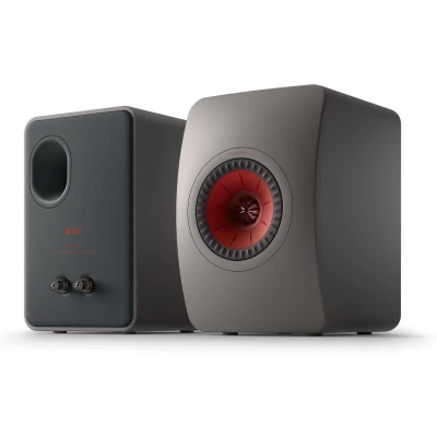 KEF LS50 Meta Highly Precise Hi-Fi Bookshelf Speakers Titanium - Pair