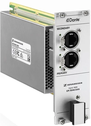 Sennheiser EM 9046 DAN Dante Interface Module for EM 9046 SU Receiver Mainframe Sennheiser EM 9046 DAN Dante Interface Module for EM 9046 SU Receiver Mainframe