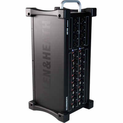 Allen & Heath AB168 Portable AudioRack 16 x 8 Audio Interface Stage Box for GLD and Qu Digital Mixing Systems
