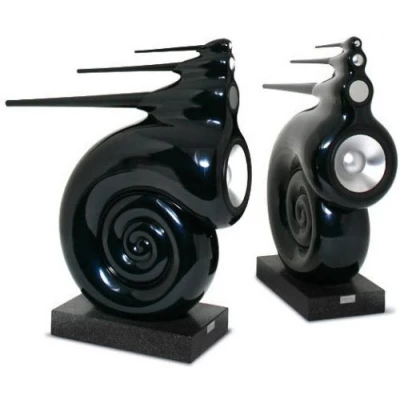 Bowers & Wilkins Prestige Nautilus 220V Studio-Grade Iconic Floorstanding Loudspeaker, Black - Pair