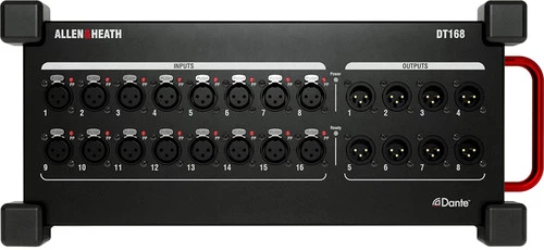 Allen & Heath DT168 16x8 Dante/AES67 Audio I/O Expander Allen & Heath DT168 16x8 Dante/AES67 Audio I/O Expander