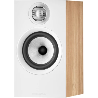 Bowers & Wilkins 607 S2 Anniversary Edition 2-Way Standmount Loudspeaker, Oak - Pair