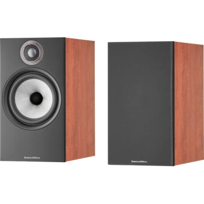 Bowers & Wilkins 606 S2 Anniversary Edition 2-Way Standmount Loudspeaker, Red Cherry- Pair