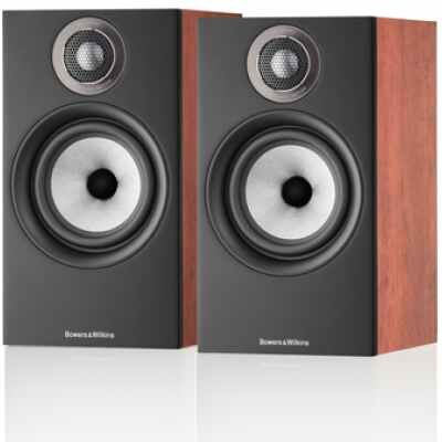 Bowers & Wilkins 607 S2 Anniversary Edition 2-Way Standmount Loudspeaker, Red Cherry- Pair