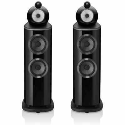 Bowers & Wilkins 803 D4 Studio-Grade Diamond Floorstanding Loudspeaker, Gloss Black - Pair