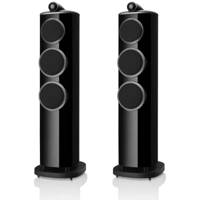 Bowers & Wilkins 804 D4 Studio-Grade Diamond Floorstanding Loudspeaker, Gloss Black - Pair
