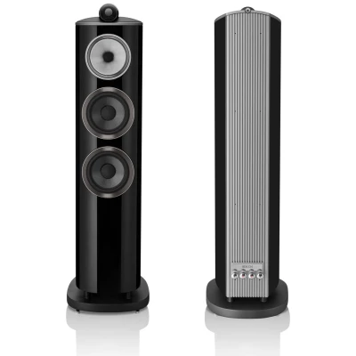 Bowers & Wilkins 804 D4 Studio-Grade Diamond Floorstanding Loudspeaker, Gloss Black - Pair
